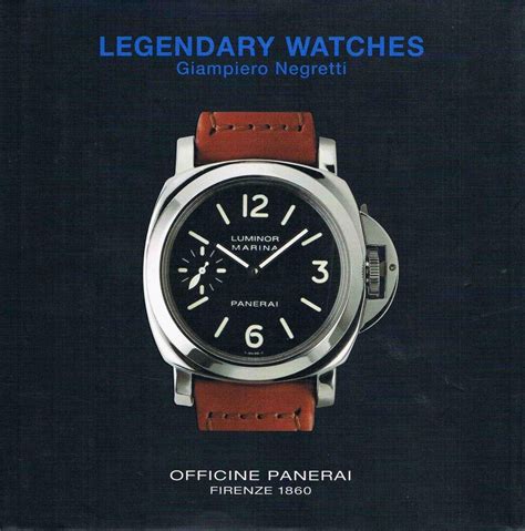 panerai legendary watches book|Panerai: Burton, Simon de, Negretti, Giampiero: 9782080305411: .